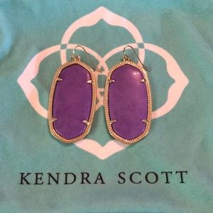 Purple Danielle Kendra Scott Earrings